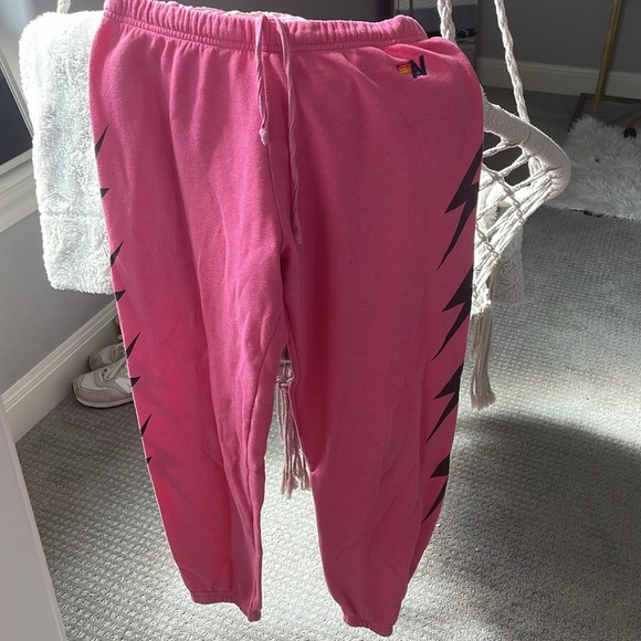 aviator nation limited edition lightning bolt sweatpants - Picture 3 of 3
